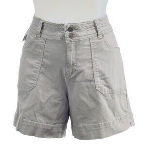 DAKOTA BLUE Women's Shorts Taupe Cotton Mid Rise Size 10
